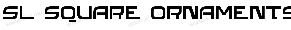 SL Square Ornaments字体转换